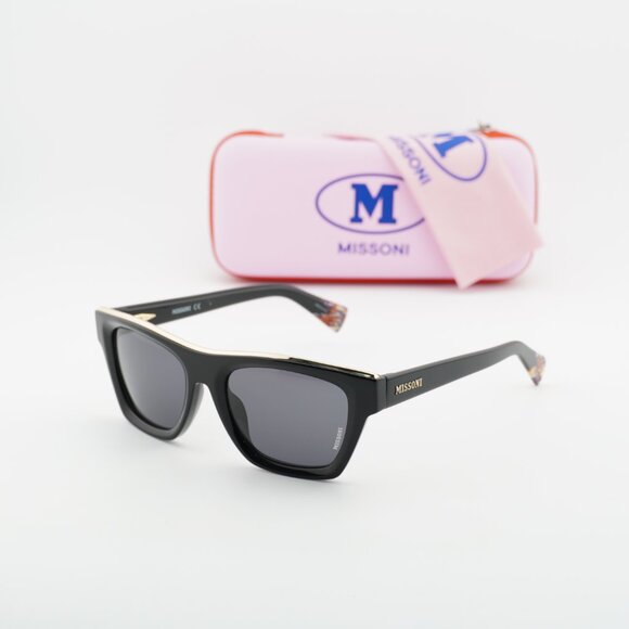 Missoni MIS 0067/S 0807 IR Cat Eye Sunglasses - Black/Grey main image 9